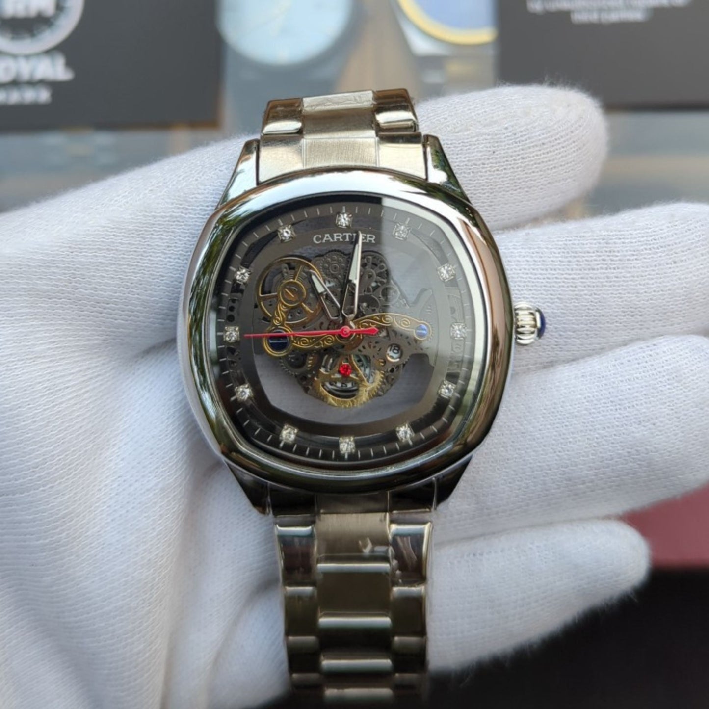 CARTIER MEN SKELETON WATCH - 5 STYLES