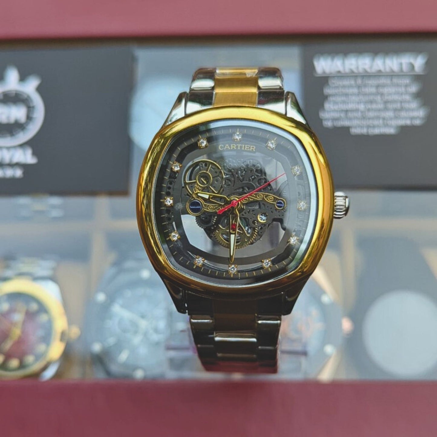 CARTIER MEN SKELETON WATCH - 5 STYLES