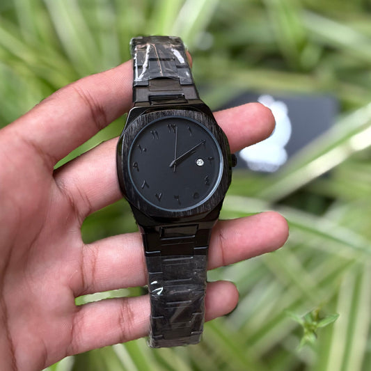 STEEL ARABIC AURA WATCH