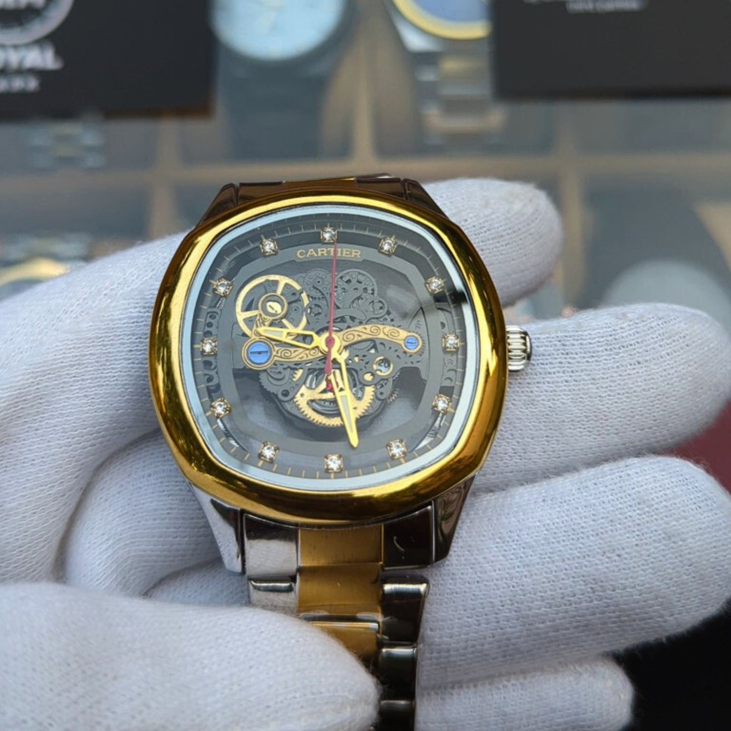 CARTIER MEN SKELETON WATCH - 5 STYLES