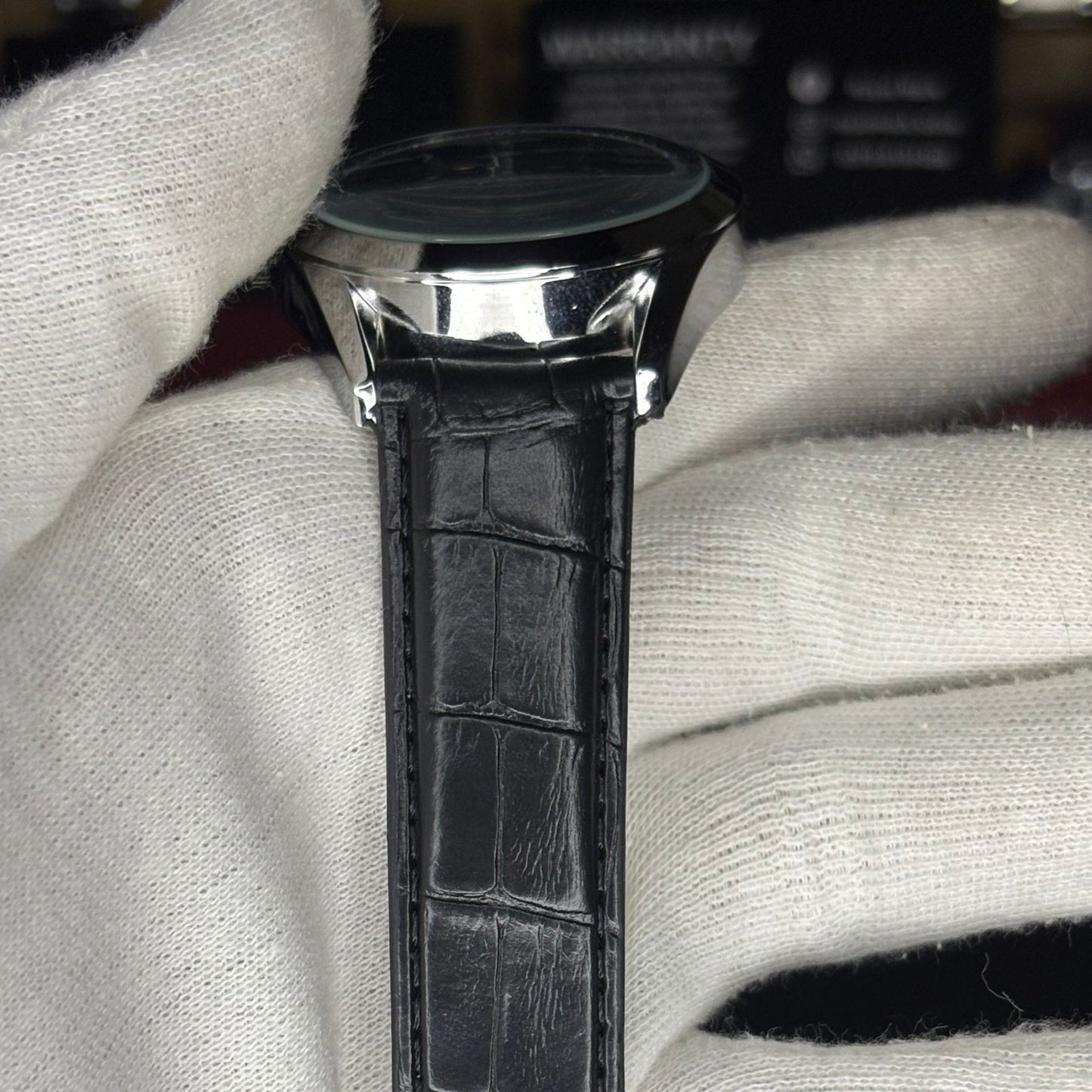 TAG HEUER - CARRERA CALIBRE 5 WATCH - LEATHER STRAP