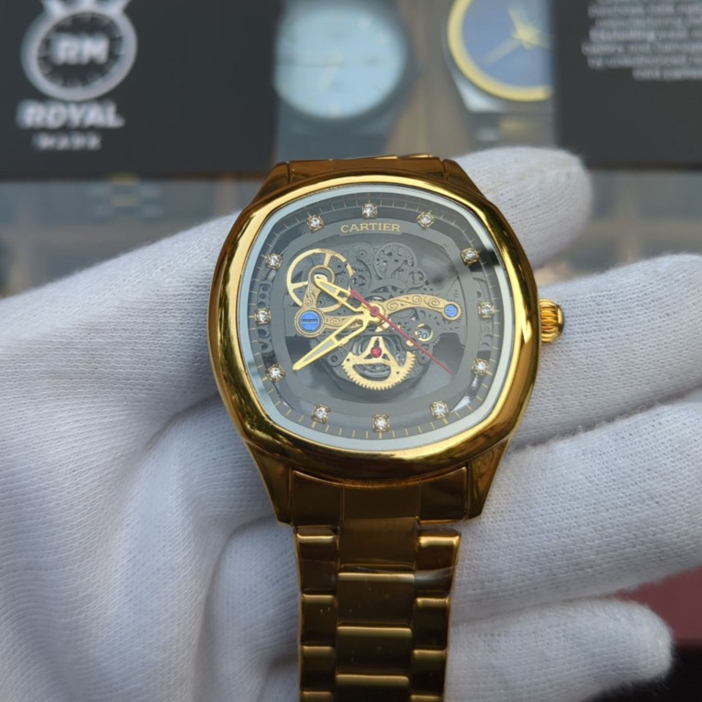 CARTIER MEN SKELETON WATCH - 5 STYLES