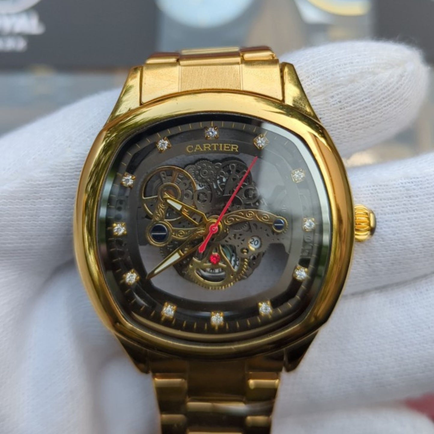 CARTIER MEN SKELETON WATCH - 5 STYLES