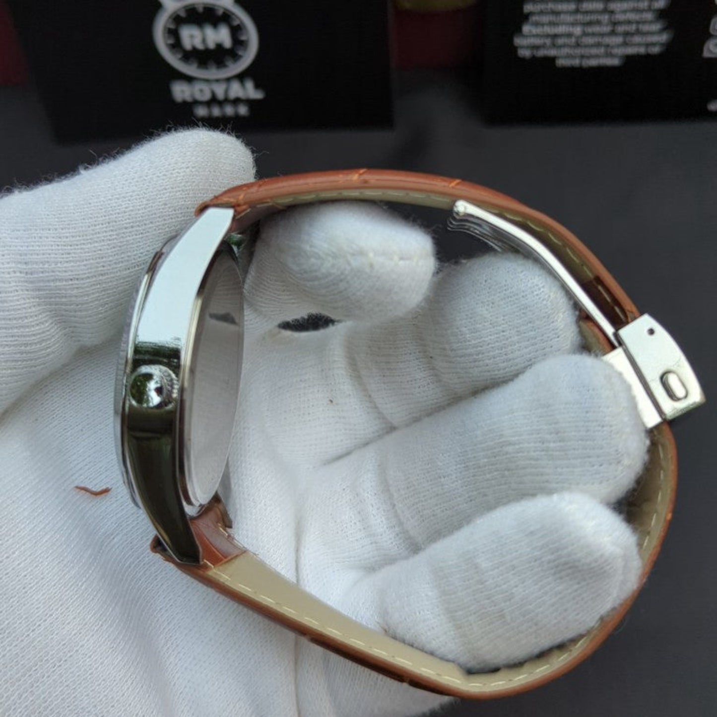 TAG HEUER - CARRERA CALIBRE 5 WATCH - LEATHER STRAP
