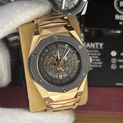 HUBLOT DIAMOND CUT CHRONOGRAPH