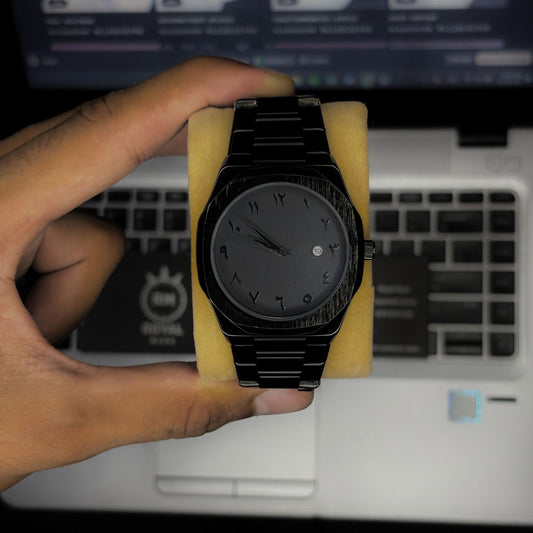 STEEL ARABIC AURA WATCH